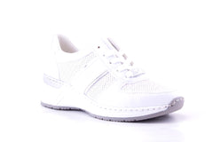 '-amely.ro-Rieker-Pantofi Dama Rieker Piele Naturala Riek N4315 /Alb
