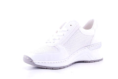 '-amely.ro-Rieker-Pantofi Dama Rieker Piele Naturala Riek N4315 /Alb