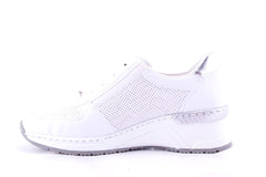'-amely.ro-Rieker-Pantofi Dama Rieker Piele Naturala Riek N4315 /Alb