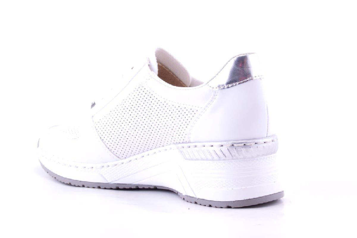 '-amely.ro-Rieker-Pantofi Dama Rieker Piele Naturala Riek N4315 /Alb