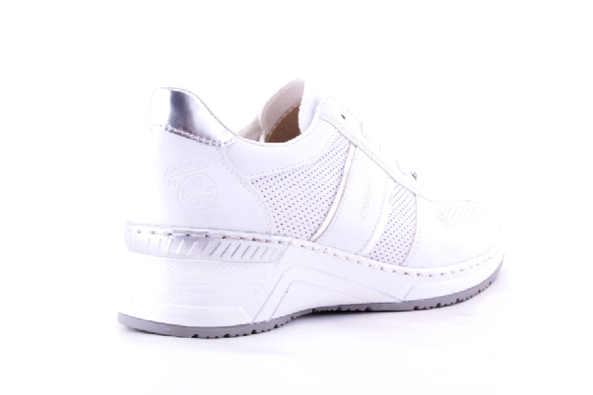 '-amely.ro-Rieker-Pantofi Dama Rieker Piele Naturala Riek N4315 /Alb