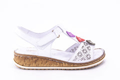 '-amely.ro-Claudio Casini-Sandale Dama Piele Naturala De Vitel Claudio Casini Cart 4618 /Alb
