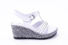 '-amely.ro-Claudio Casini-Sandale Dama Piele Naturala De Vitel Claudio Casini Cart 489 /Alb