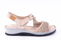 '-amely.ro-Claudio Casini-Sandale Dama Piele Naturala De Vitel Claudio Casini Cart 904 /Bej