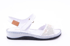 '-amely.ro-Claudio Casini-Sandale Dama Piele Naturala De Vitel Claudio Casini Cart 903 /Alb