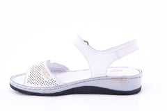 '-amely.ro-Claudio Casini-Sandale Dama Piele Naturala De Vitel Claudio Casini Cart 903 /Alb