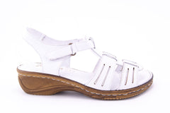 '-amely.ro-amely.ro-Sandale Dama Green Foot Piele Naturala De Vitel Mira 803 /Alb