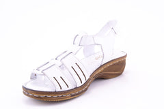 '-amely.ro-amely.ro-Sandale Dama Green Foot Piele Naturala De Vitel Mira 803 /Alb