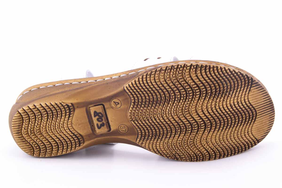 '-amely.ro-amely.ro-Sandale Dama Green Foot Piele Naturala De Vitel Mira 803 /Alb