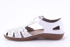 '-amely.ro-Rieker-Pantofi Dama Rieker Piele Naturala Riek 45885 /Alb