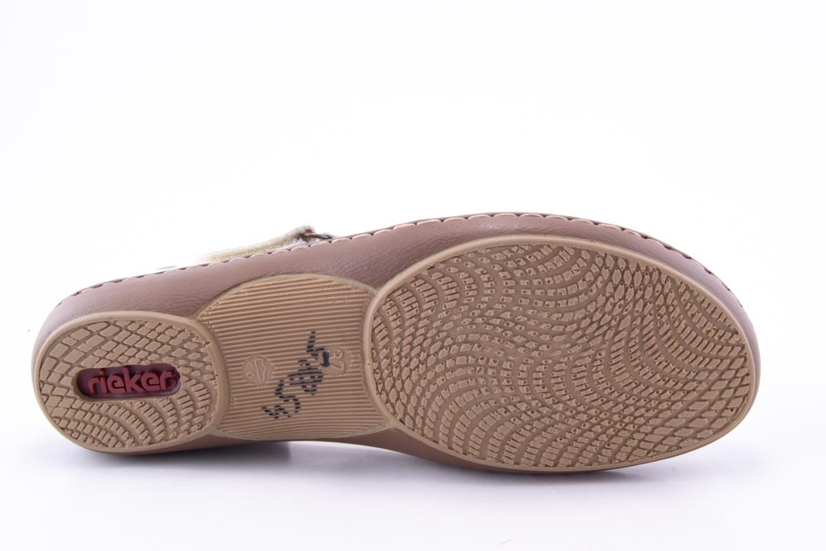 '-amely.ro-Rieker-Pantofi Dama Rieker Piele Naturala Riek 45885 /Alb