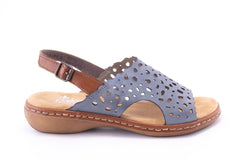 '-amely.ro-Rieker-Sandale Dama Rieker Piele Naturala Riek 65966 /Gri