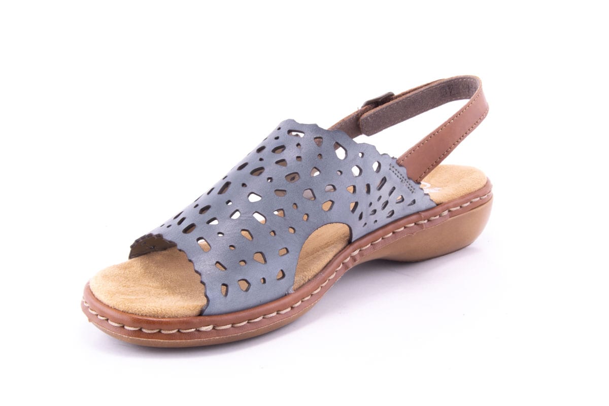 '-amely.ro-Rieker-Sandale Dama Rieker Piele Naturala Riek 65966 /Gri