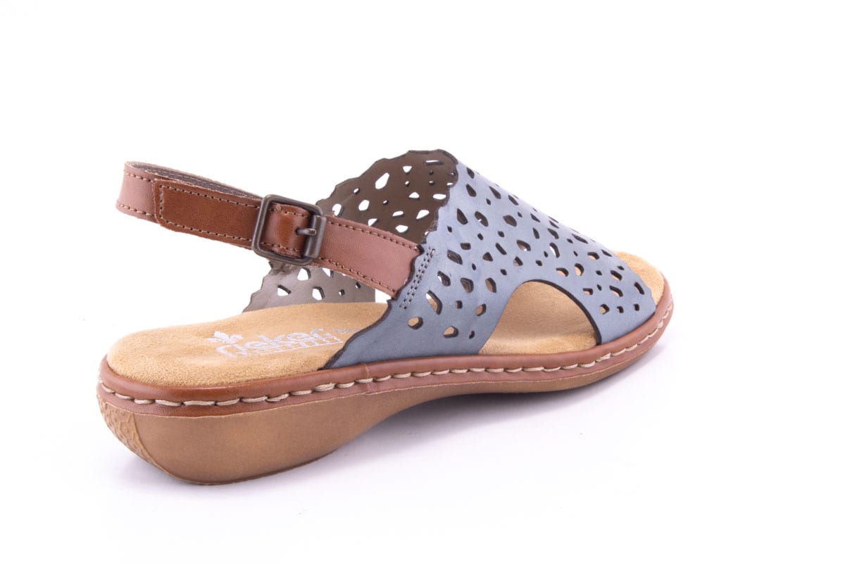 '-amely.ro-Rieker-Sandale Dama Rieker Piele Naturala Riek 65966 /Gri